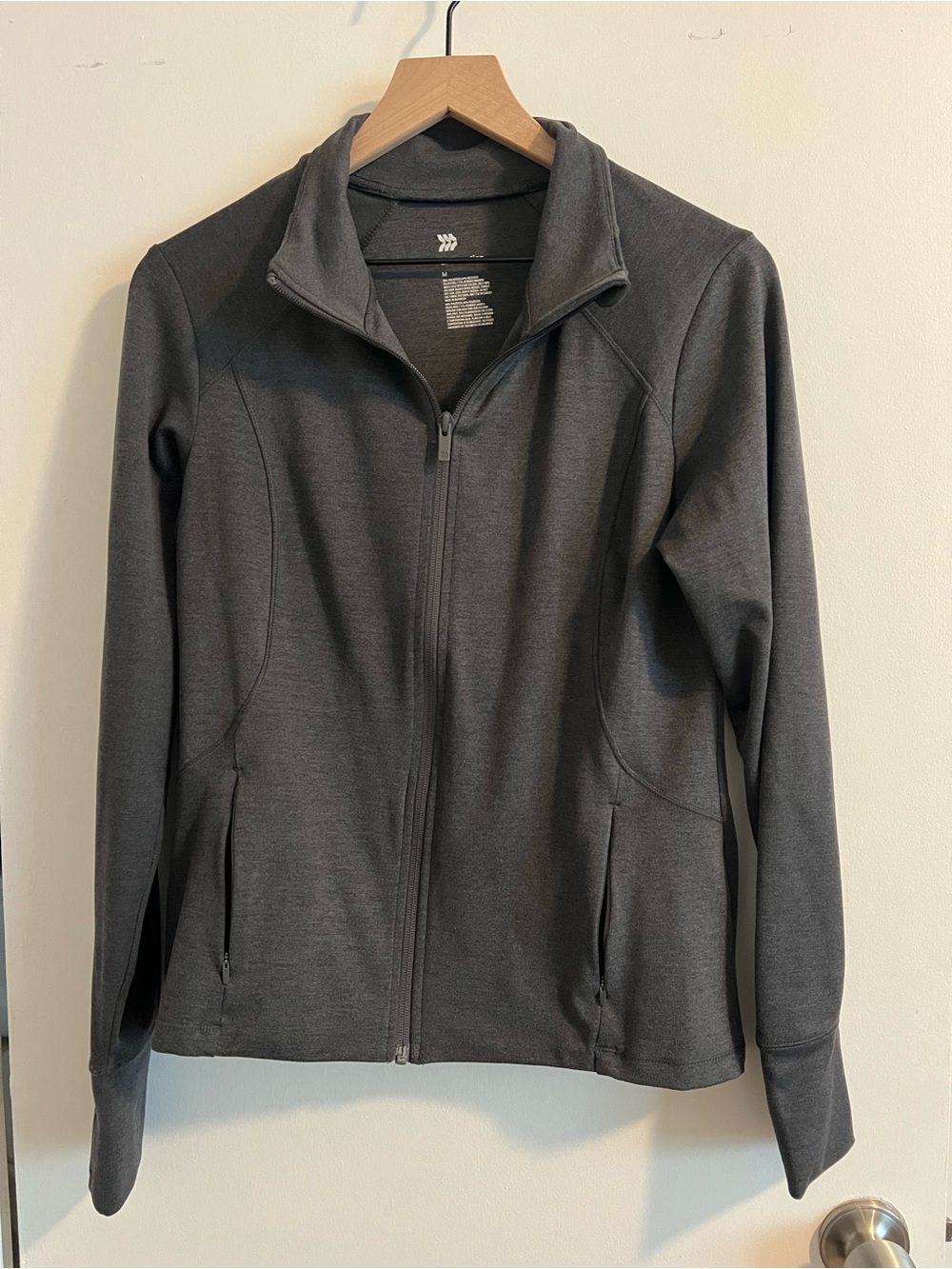 all in motion Charcoal Full-Zip Utility Jacket